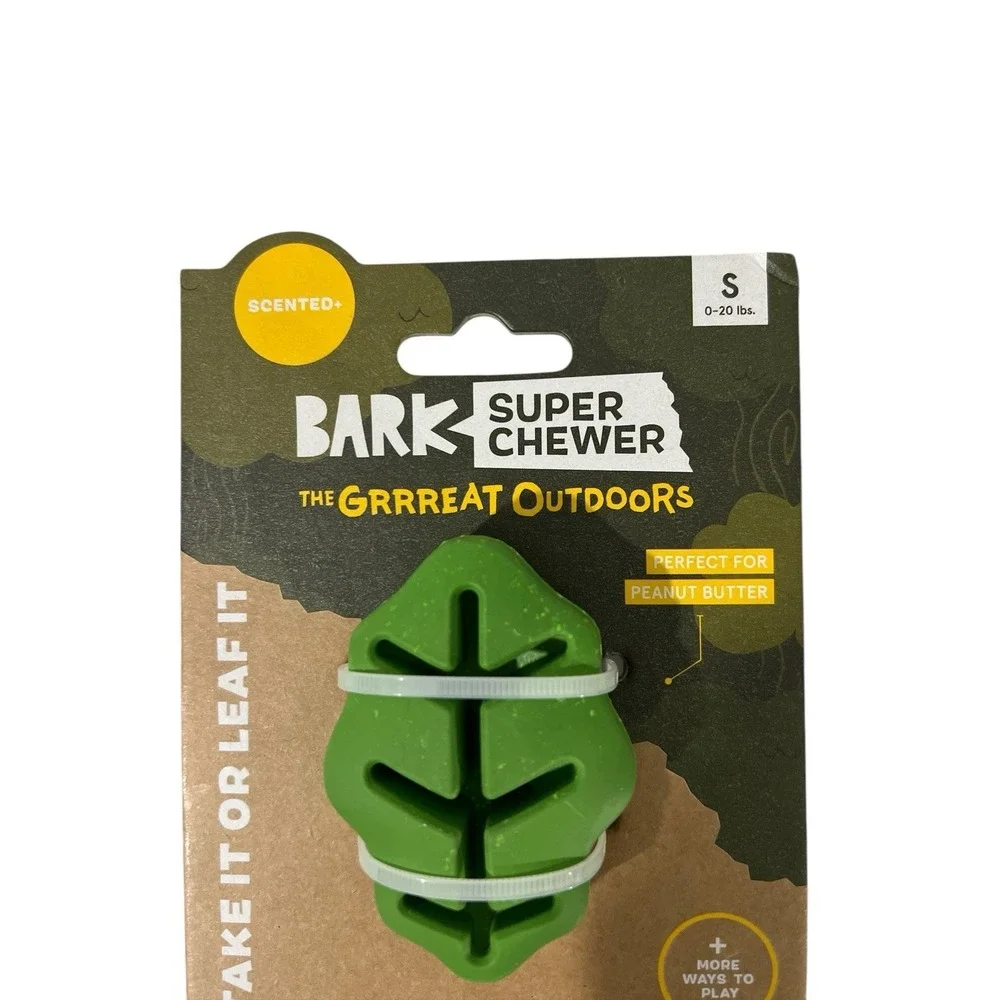 BARK BOX SUPER CHEWER TAKE IT OR LEAF IT NEW!! SMALL (0-20)